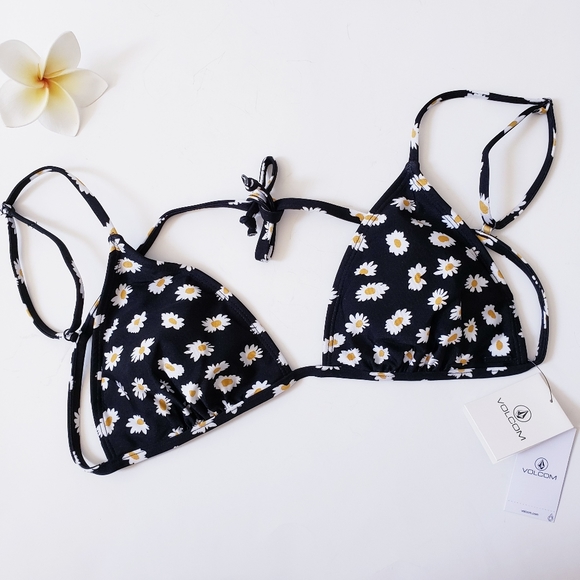 Volcom Other - Volcom Ur A Daisy Triangle Bikini Swimsuit Top
